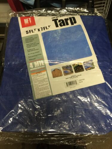 5' X 7' Weather Resistant Tarp Brand New In Package. CHEAPEST PRICES ON THE WEB