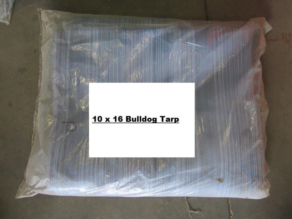 Heavy Duty 10 x 16 Bulldog Mesh Tarp - Great for Roll off container