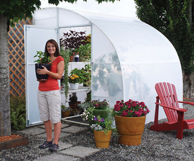 Solexx Harvester 8 Ft. W x 24 Ft. D Lean-To Greenhouse