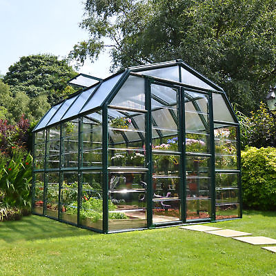 Rion Greenhouses Grand Gardener 2 Clear 8 Ft. W x 8 Ft. D Greenhouse