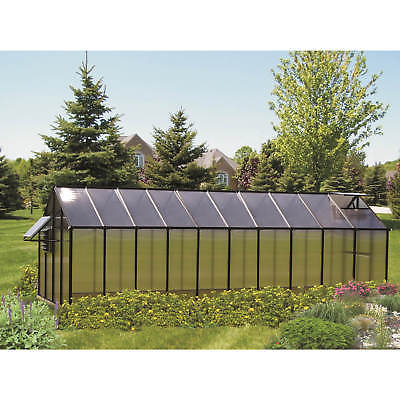 NEW Monticello 8' x 20' Mojave Greenhouse w/ Bonus Work Station Kit - Black