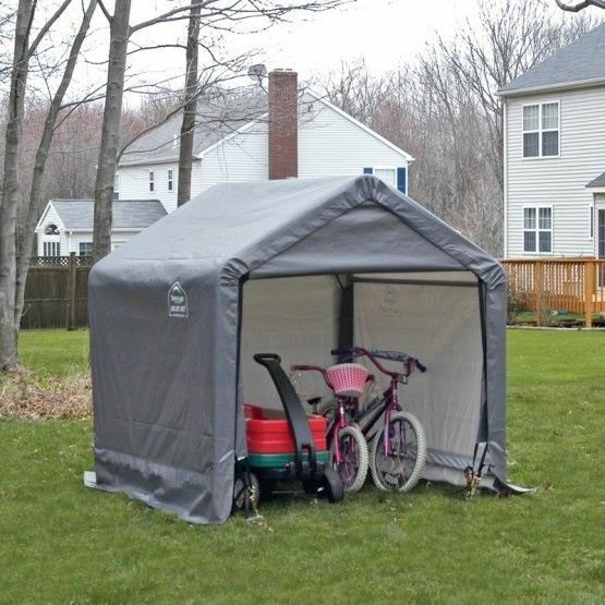Portable Storage Shed Canopy Garage Tent Bike Tool Motorcycle Cover Sun Shade