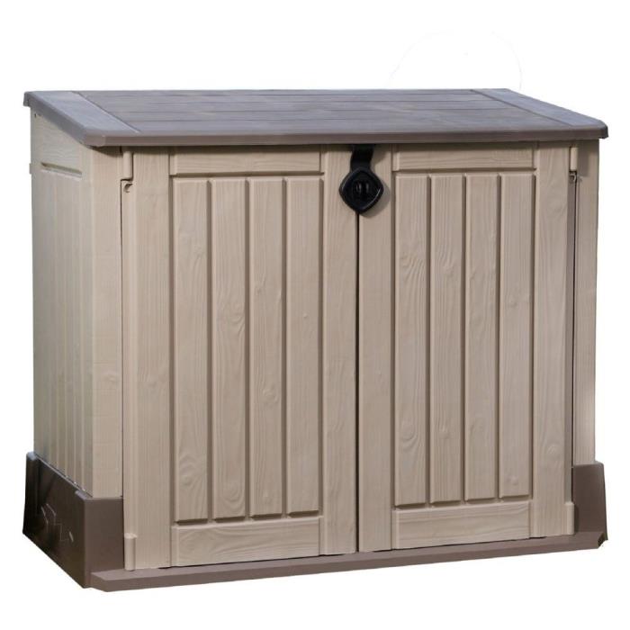 Keter Store-It-Out MIDI Outdoor Resin Horizontal Storage Shed 30 cu. feet indoor