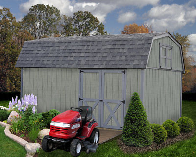 Best Barns Meadowbrook 10 ft. W x 16 ft. D Solid Wood Storage Shed