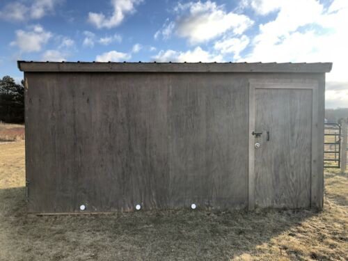 Roughly 16'x 12 x 10' Custom Built Horse Animal Shelter Outdoor Garden Shed