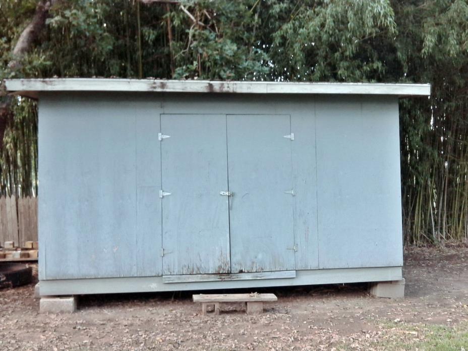 10 X 16 Portable Storage Building, tool shed, etc., paneled interior