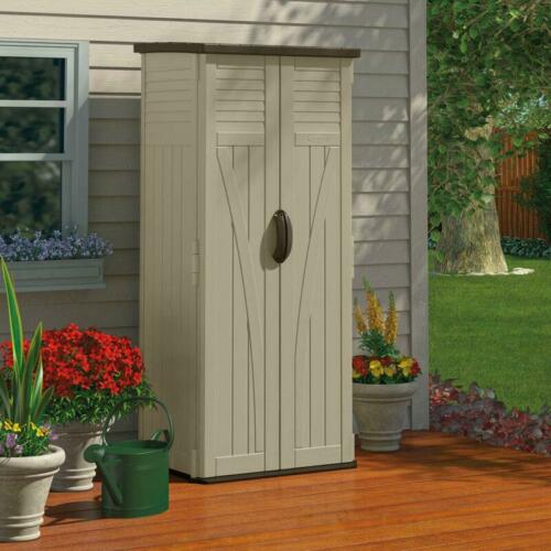 Suncast 2 Ft. 5 In. W X 2 Ft. 2 In. D Plastic Vertical Tool Shed