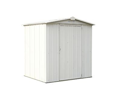 Arrow 6' x 5' EZEE Shed Charcoal Low Gable Steel Storage Shed Peak Style Roof