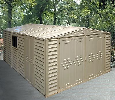 Duramax Building Products 10 ft. 5 in. W x 20 ft. 10 in. D Plastic Garage Shed
