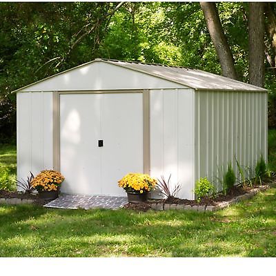 Arrow Oakbrook 10 ft. 3 in. W x 13 ft. 7 in. D Metal Storage Shed