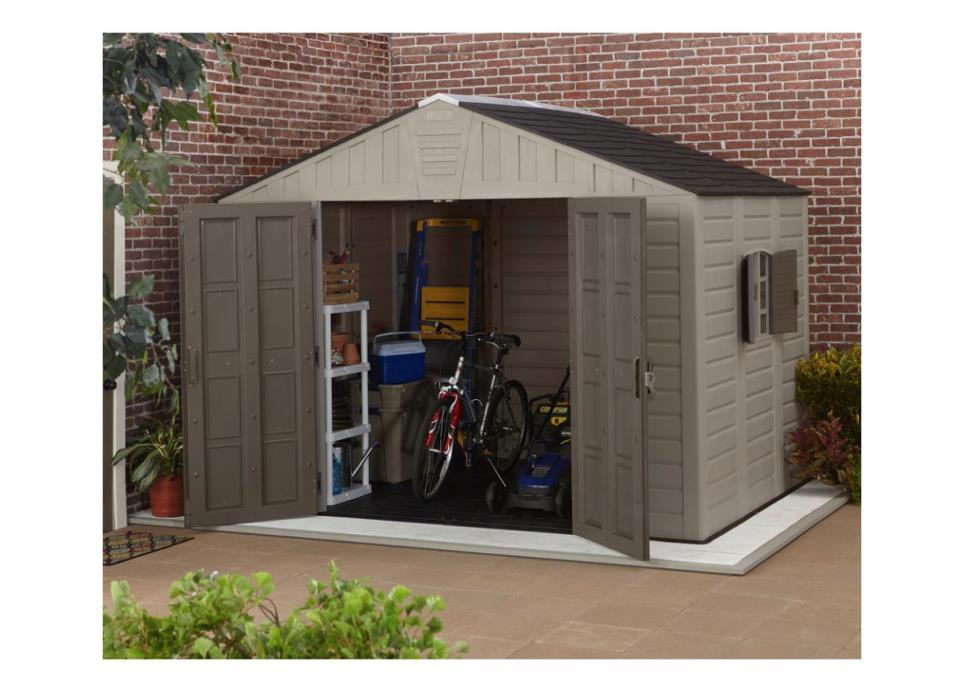 10'x8' Keter Stronghold Resin Storage Shed, Durable Material, Freight Delivered