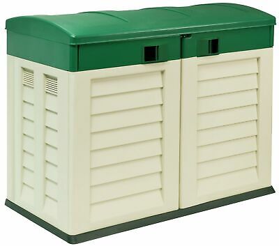 Starplast 2 ft. 10 in. D x 4 ft. 9 in. W Plastic Horizontal Garbage Shed