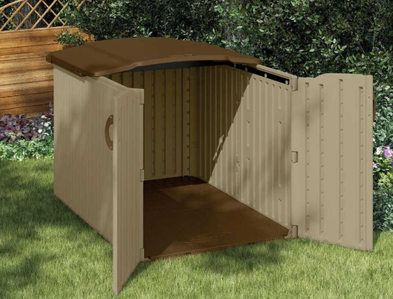 Resin Storage Shed Glidetop 6 ft. 8 in. x 4 ft. 10 in, Garden and Lawn Storage.
