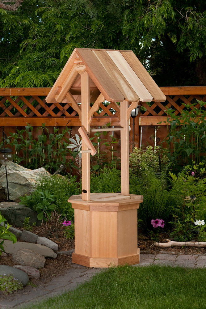 RED CEDAR LARGE WISHING WELL (WW60 ATC)