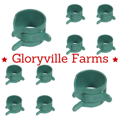 10 Pack Spring Action Hose Clamps Fits Fuel Line OD:7/16 ID:1/4 (5904)