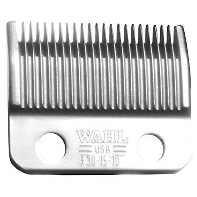Wahl Satin Chrome Replacement Clipper Blade Set With Oil