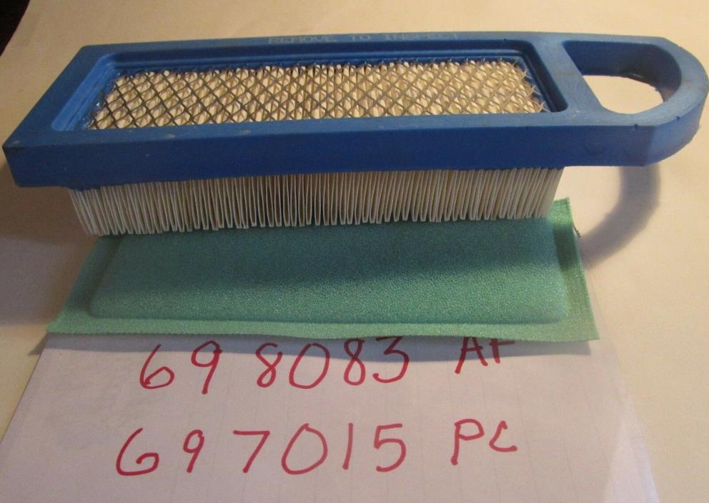 (m349) Briggs Combo: Air Filter # 698083 & Pre-cleaner # 697015