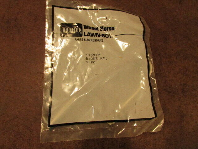 NOS Wheel Horse Toro Part 113977 Diode Kit deck push mower lawn