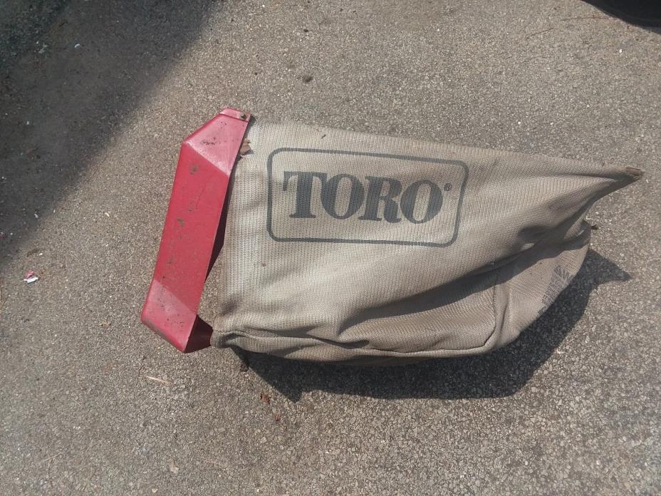 TORO lawnmower Collector Bag.  deluxe POW-R DRIVE