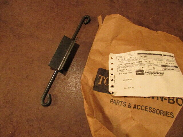 NOS Wheel Horse Toro Part 113010 battery hold down plate deck push mower lawn