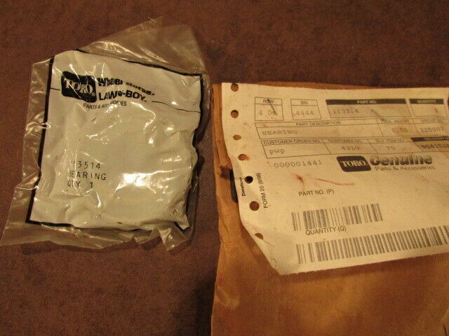 NOS Wheel Horse Toro Part 113514 bearing spindle deck push mower lawn