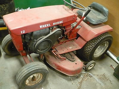 Old Wheel Horse Mower Kohler Engine Runs