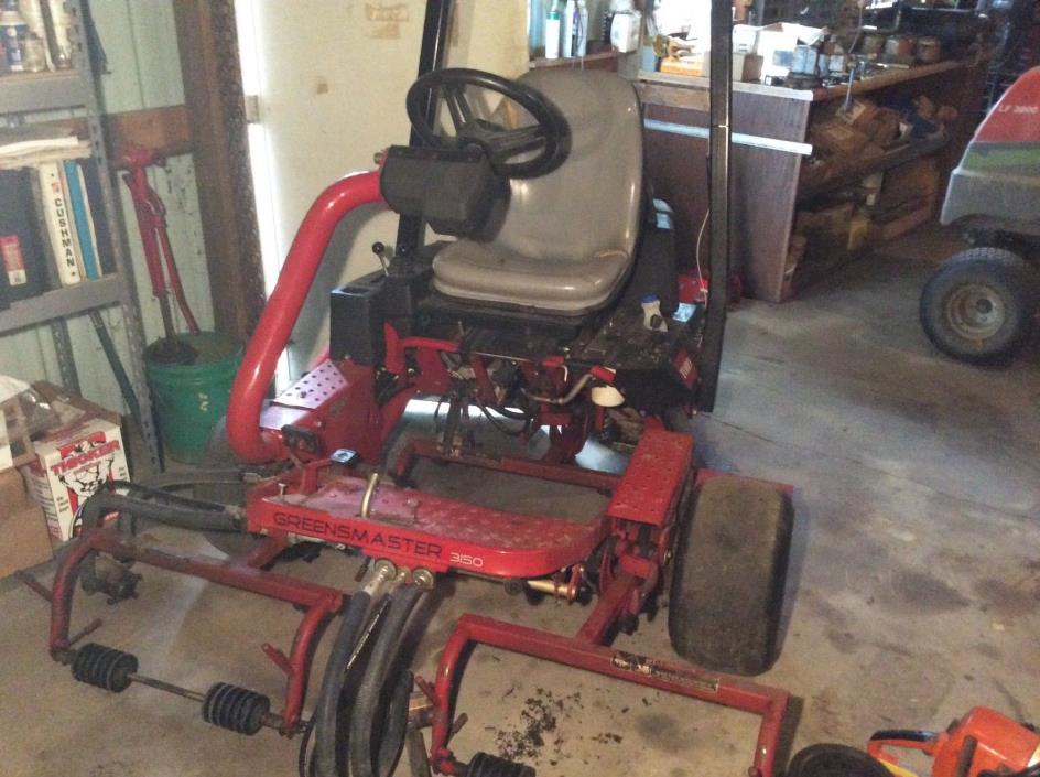 2002 Toro Greensmaster 3150 traction unit only no cutting units bad engine