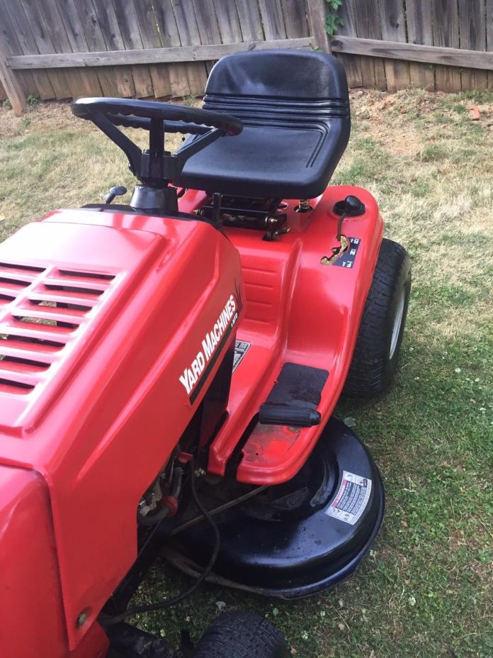 $1,499.00 Yard Machines 15.5 Riding Lawn Mower 
