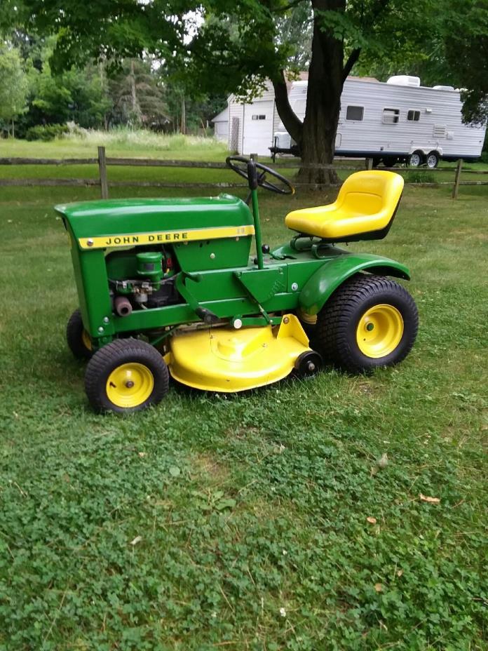 Vintage John Deere riding mower