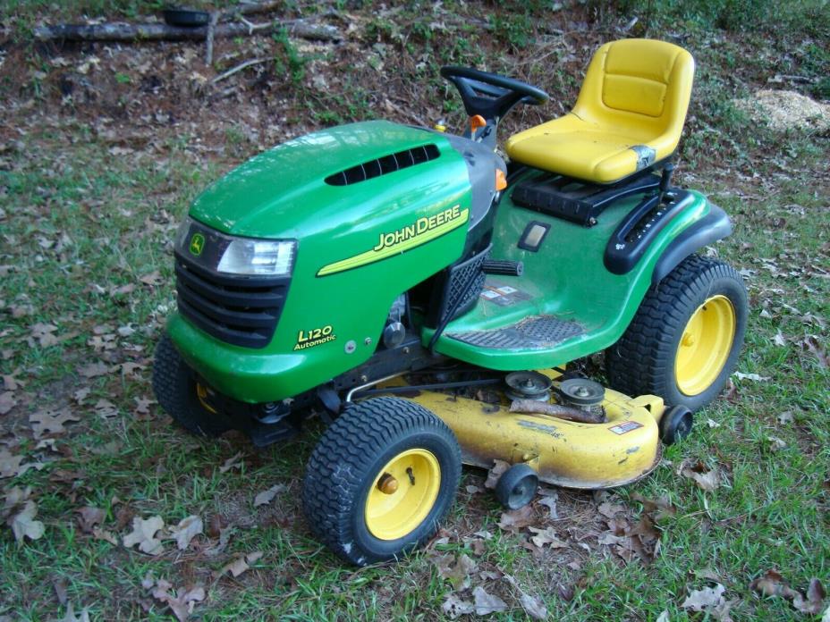 John Deere L120 Lawn Mower Tractor 48