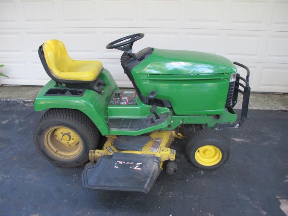 2004 John Deere GX345 Garden Tractor Lawn Mower 20HP 48C Deck - 510 Hours