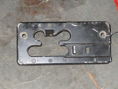 JOHN DEERE PATIO 110 SHIFT PLATE