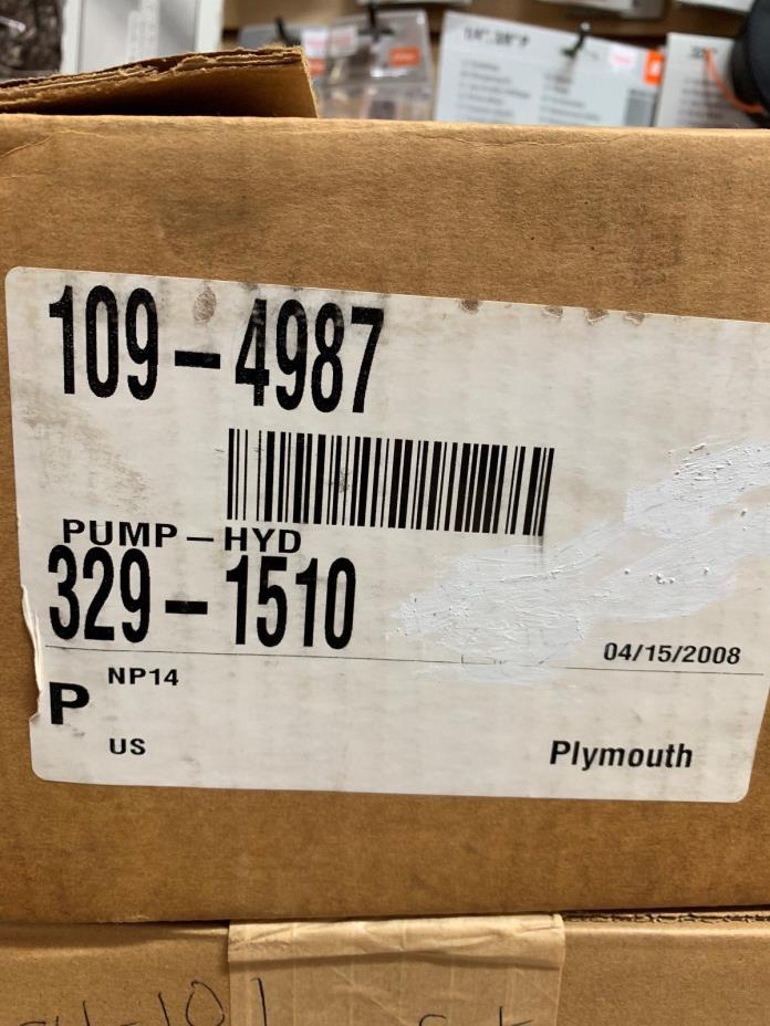 109-4987 This is a Hydro Pump assembly for an Exmark Lazer Z