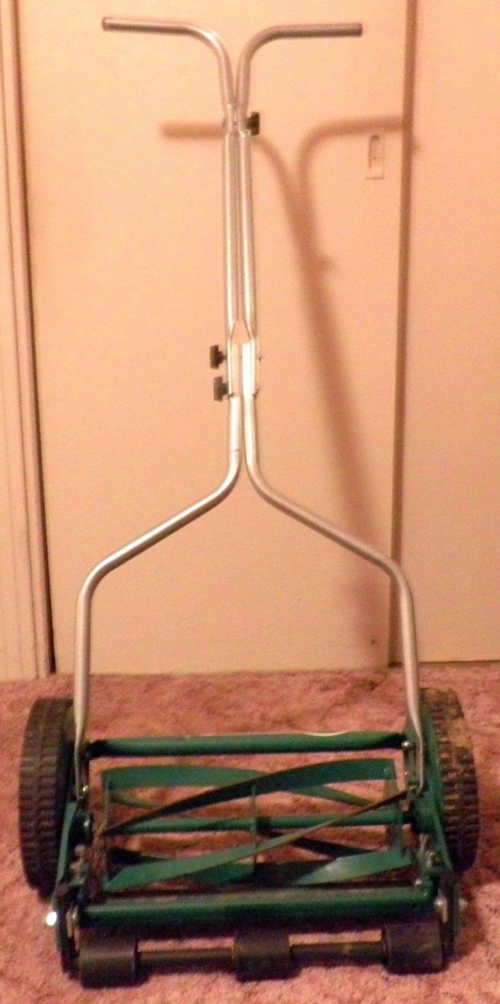 SCOTTS 14 Inch 5-Blade Manual Walk Behind Reel Mower Outdoor Power Equipment