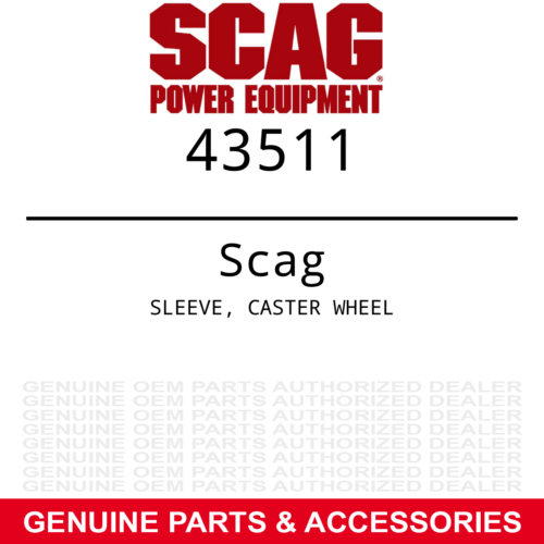 Genuine Scag SLEEVE CASTER WHEEL Part# 43511