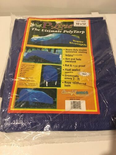 10' x 12' Ultimate Poly TARP P-Line Super Strength Tarp Multipurpose Car Cover