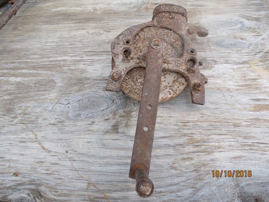 Antique Root-Heath Never Fail Cast Iron Corn Sheller, Husker Shucker 1904-1919