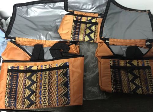 Canyon Sky Southwest Style 3 piece zippered designer set cooler bags