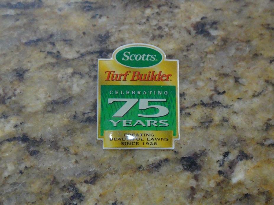 Scotts Turf Builder 75th anniversary pin - 2013