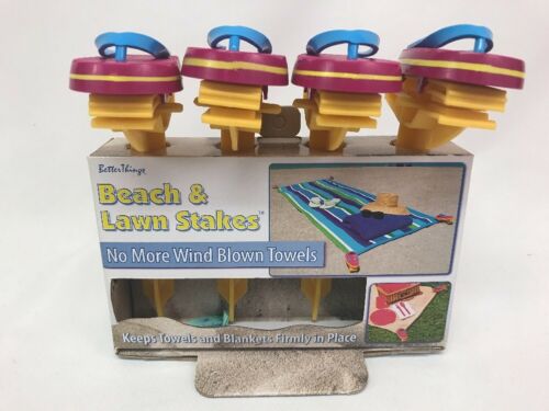 Flip Flop Beach And Lawn Stakes By Better Things 4-PK