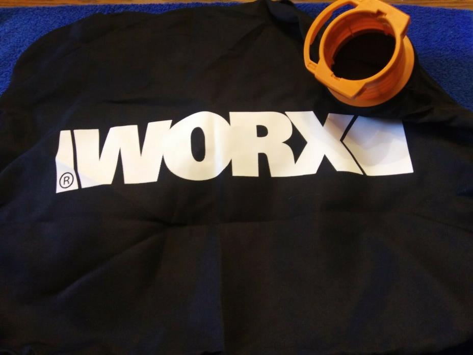 worx trivac collection blower and vacuum bag with small tear