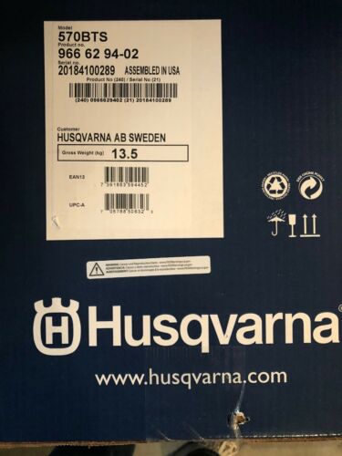Husqvarna 570bts Back Pack Blower NEW In BOX