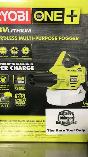 RYOBI P2805 ONE+ 18-Volt Lithium-Ion Cordless Fogger, From P2850 Set, Bare Tool