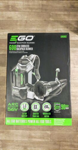 EGO Backpack Blower 145 MPH 600 CFM 56-Volt Lithium-ion Cordless W 5.0Ah Battery