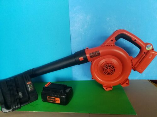 BlACK AND DECKER  LSW36 40V MAX CORDLESS BLOWER W/ BATTERY AND CHARGER