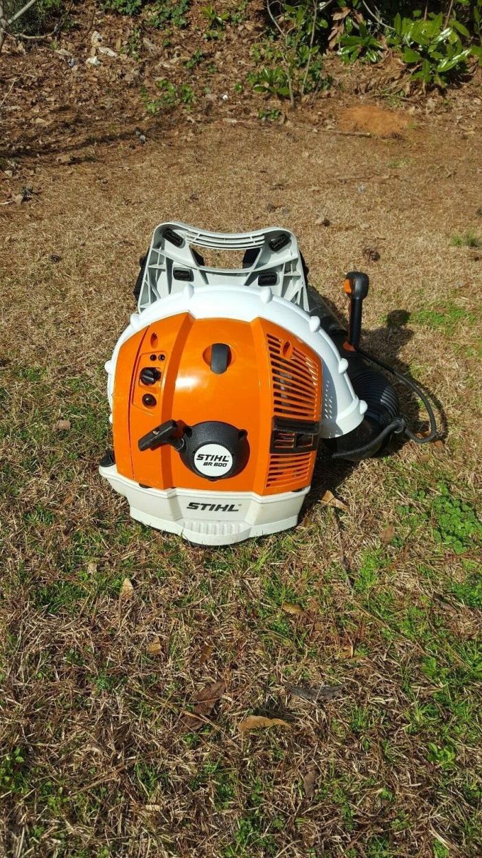 STIHL BR600 COMMERCIAL BACKPACK LEAF BLOWER 02-2018 FAST SPIPPING.