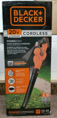 Black and decker battery powered leaf blower LSW321