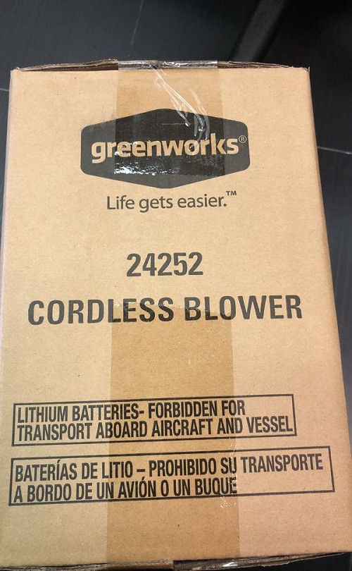 Greenworks 24252 40V 150 MPH Variable Speed Cordless Blower, 2.0 AH Battery Incl