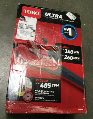 Toro 51619 Ultra Blower Vacuum - Red