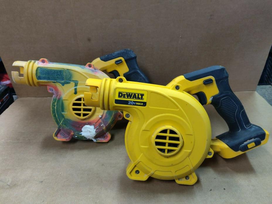 Not working for parts repair Dewalt DCE100 20V Cordless Blower Lot of two